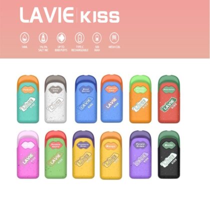 Lavie Kiss 8000 Puffs Vape Pen för engångsbruk