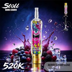 Bang Leader Stoll 520K Puffs Shisha Hookah Vape Wholesale 04 Berry Champagne