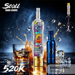 Bang Leader Stoll 520K Puffs Shisha Hookah Vape Wholesale 06 Energy Drink