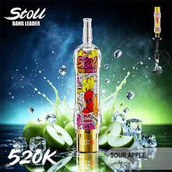 Bang Leader Stoll 520K Puffs Shisha Hookah Vape Wholesale 12 Sour Apple