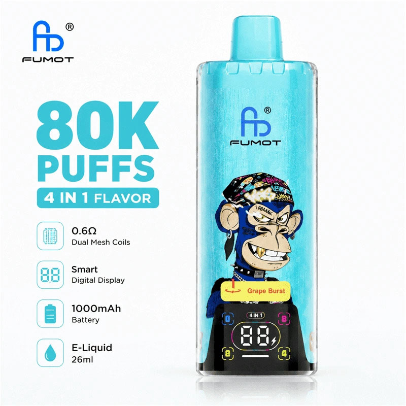 Fumot ECO 4in1 80K Puffs 4 Flavors Disposable Vape Wholesale - Image 3