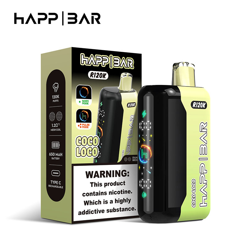 Happ Bar R120K 120000 Puffs Disposable Vape Wholesale 03 Coco Loco