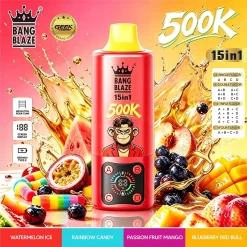 Bang Blaze 15in1 500K Puffs Disposable Vape Wholesale 04 Watermelon Ice