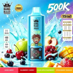 Bang Blaze 15in1 500K Puffs Disposable Vape Wholesale 05 Mixed Berry