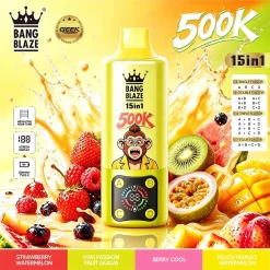 Bang Blaze 15in1 500K Puffs Disposable Vape Wholesale 10 Strawberry Watermelon