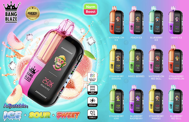 Bang Blaze 250K Puffs Disposable Vape Wholesale 5