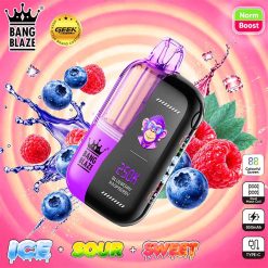 Bang Blaze 250K Puffs Disposable Vape Wholesale 03 Blueberry Raspberry