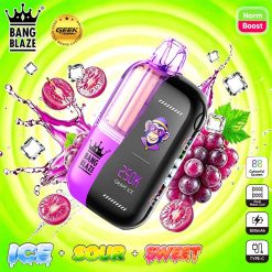 Bang Blaze 250K Puffs Disposable Vape Wholesale 04 Grape Ice