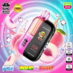 Bang Blaze 250K Puffs Disposable Vape Wholesale 05 Peach Ice