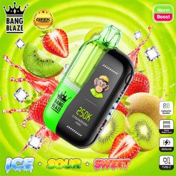 Bang Blaze 250K Puffs Disposable Vape Wholesale 10 Strawberry Kiwi