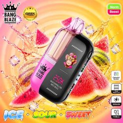 Bang Blaze 250K Puffs Disposable Vape Wholesale 12 Watermelon Red Bull