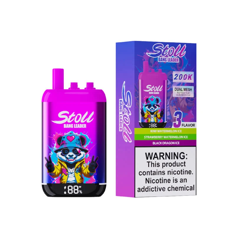 Bang Leader Stoll 200K 3in1 Disposable Vape Wholesale 07 Kiwi Watermelon Ice