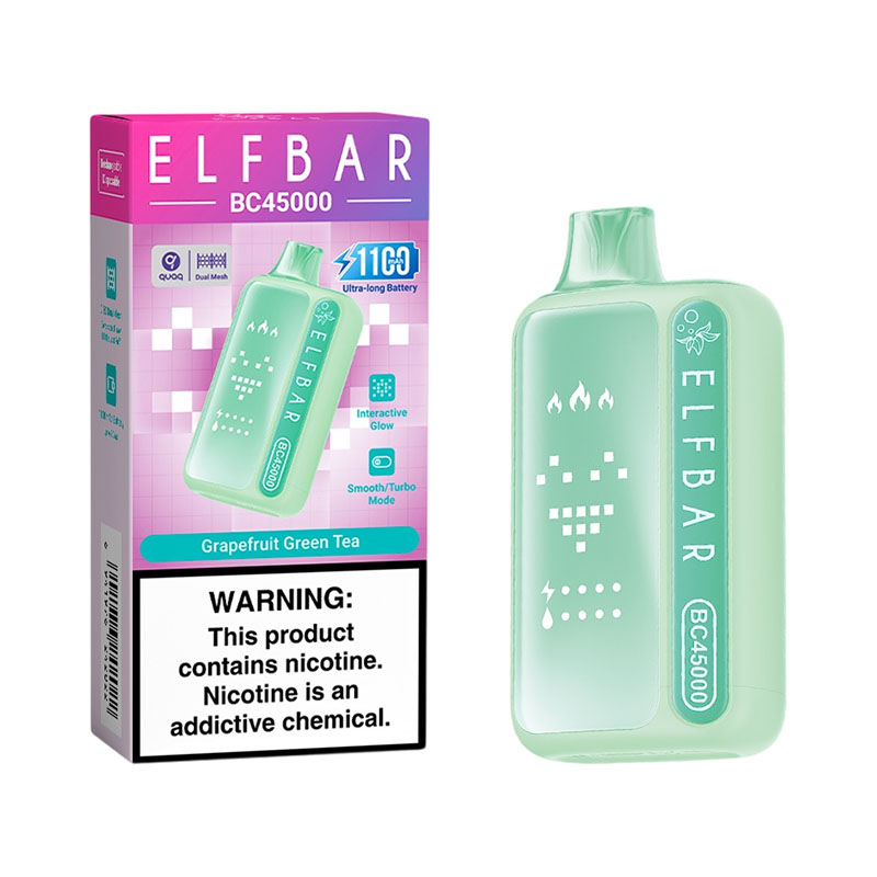 Elfbar BC45000 45K Puffs Disposable Vape Wholesale 04 Grapefruit Green Tea
