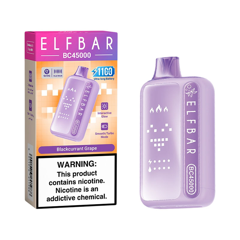 Elfbar BC45000 45K Puffs Disposable Vape Wholesale 05 Blackcurrant Grape