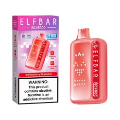 Elfbar BC45000 45K Puffs Disposable Vape Wholesale 10 Red Raspberry Strawberry