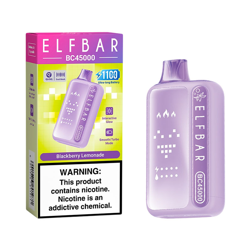 Elfbar BC45000 45K Puffs Disposable Vape Wholesale 13 Blackberry Lemonade