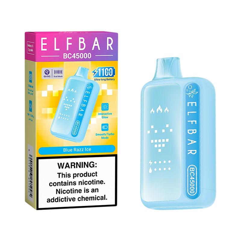 Elfbar BC45000 45K Puffs Disposable Vape Wholesale 14 Blue Razz Ice