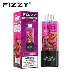 Fizzy Max III Pro 6in1 120K Puffs Disposable Vape Wholesale 01 Strawberry Watermelon