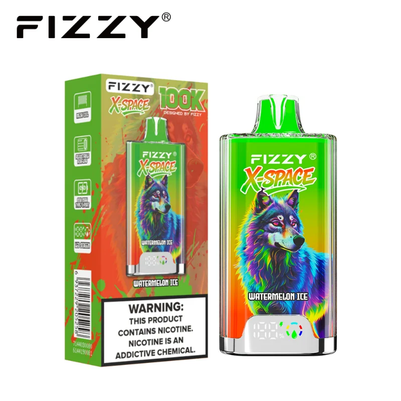 Fizzy X Space 100K Puffs Disposable Vape Wholesale 01 Watermelon Ice