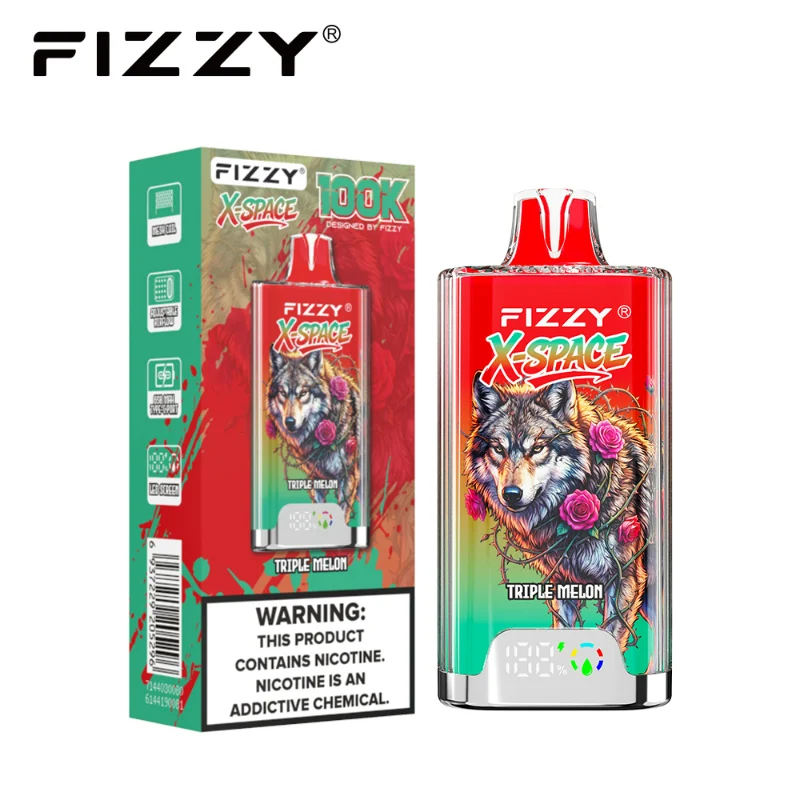 Fizzy X Space 100K Puffs Disposable Vape Wholesale 03 Triple Melon