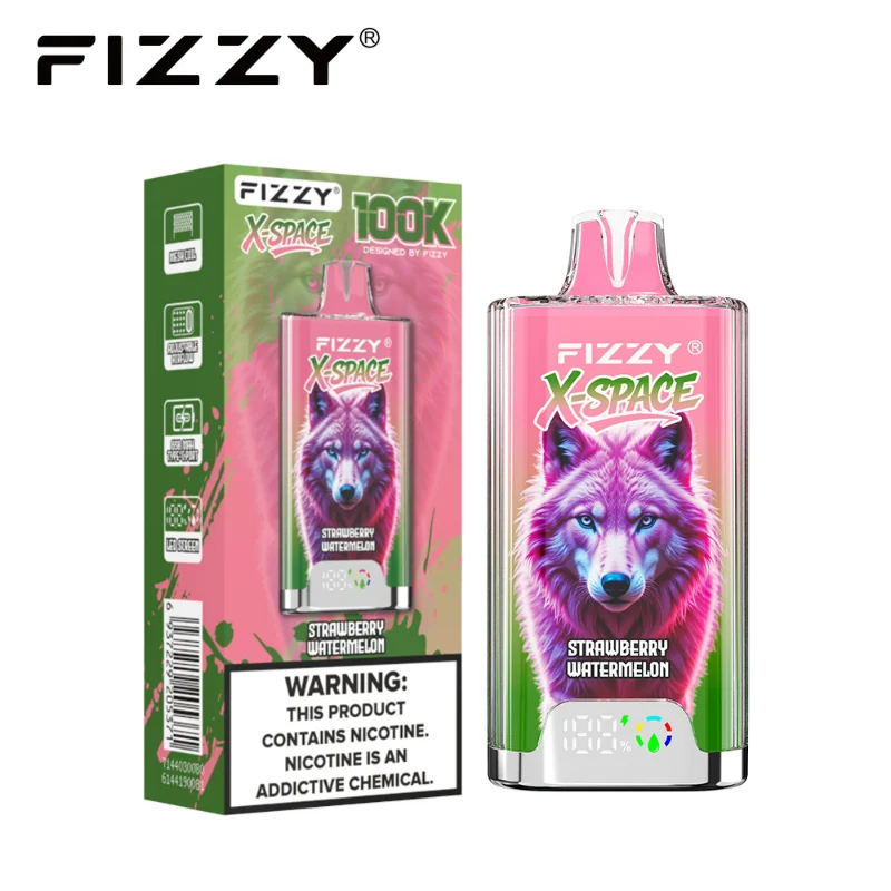 Fizzy X Space 100K Puffs Disposable Vape Wholesale 07 Strawberry Watermelon