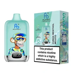 Fumot Digital Box 12000 Puffs Disposable Vape Wholesale 54 Cuban Menthol Mojito