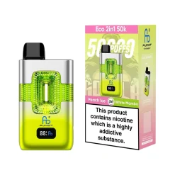 Fumot ECO 2in1 50000 Puffs Disposable Vape Wholesale 03 Peach Ice
