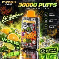 Fycosin 30000 Puffs Disposable Vape Wholesale EU Warehouse at Vape Sir 1