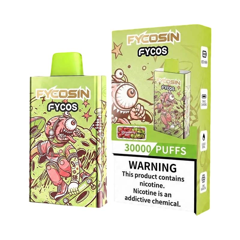 Fycosin 30000 Puffs Disposable Vape Wholesale EU Warehouse 04 Strawberry Kiwi