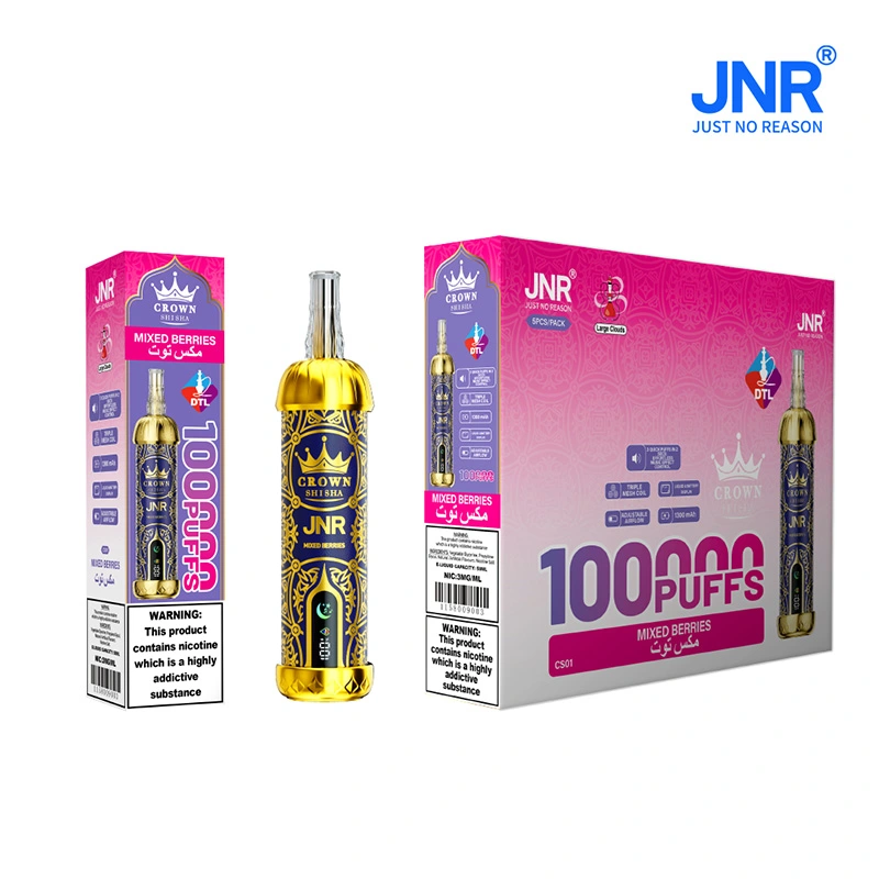 JNR Crown Shisha 100K Puffs DTL Vape Wholesale 2 JNR Crown Shisha 100K Puffs DTL Vape Wholesale 2