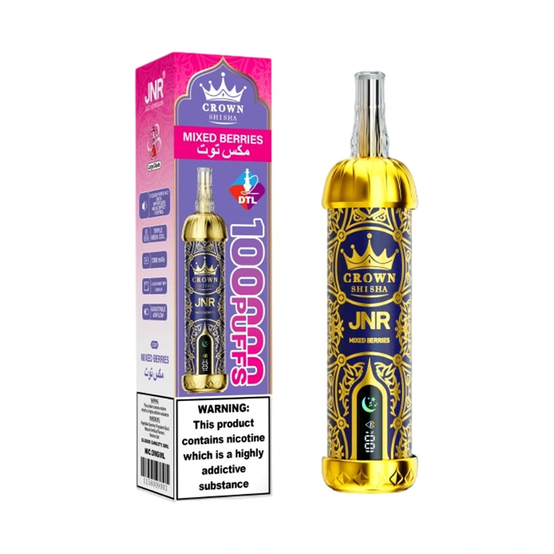 JNR Crown Shisha 100K Puffs DTL Vape Wholesale