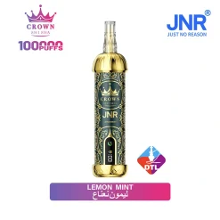 JNR Crown Shisha 100K Puffs DTL Vape Wholesale 01 Lemon Mint