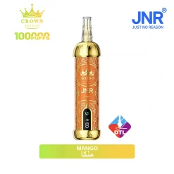 JNR Crown Shisha 100K Puffs DTL Vape Wholesale 07 Cool Mango