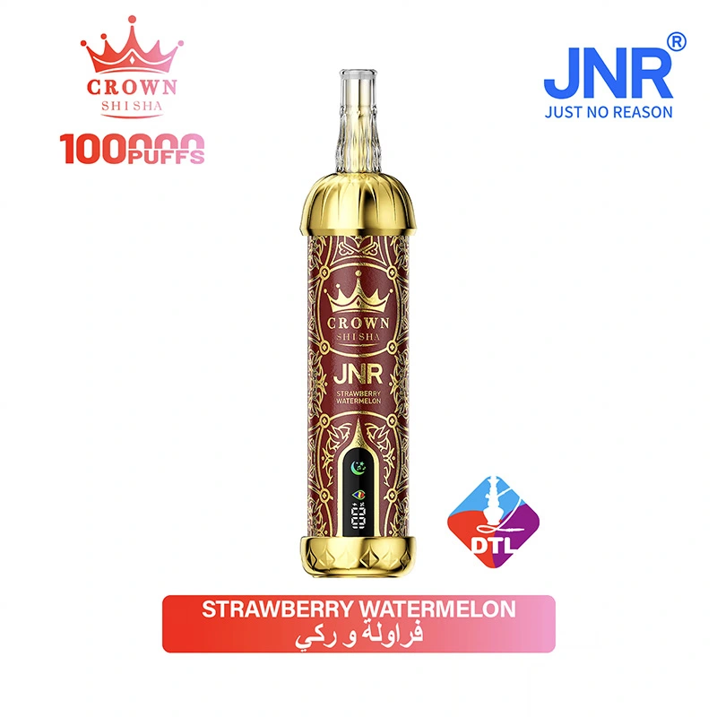 JNR Crown Shisha 100K Puffs DTL Vape Wholesale 36 Strawberry Watermelon