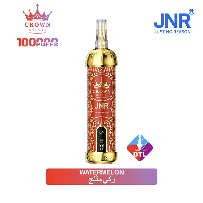JNR Crown Shisha 100K Puffs DTL Vape Wholesale 38 Watermelon