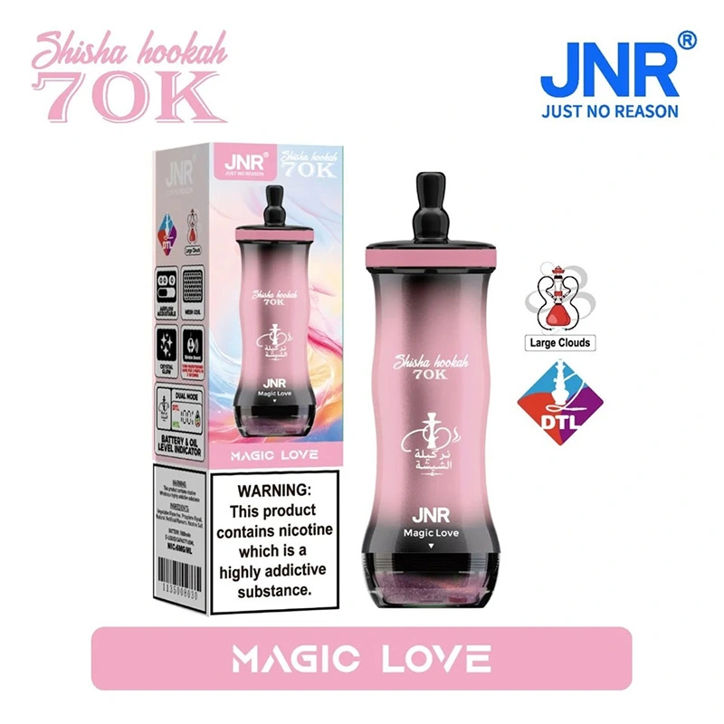 JNR Shisha Hookah 70K Puffs 0 6% Nic DTL Vape Wholesale 05 Magic Love