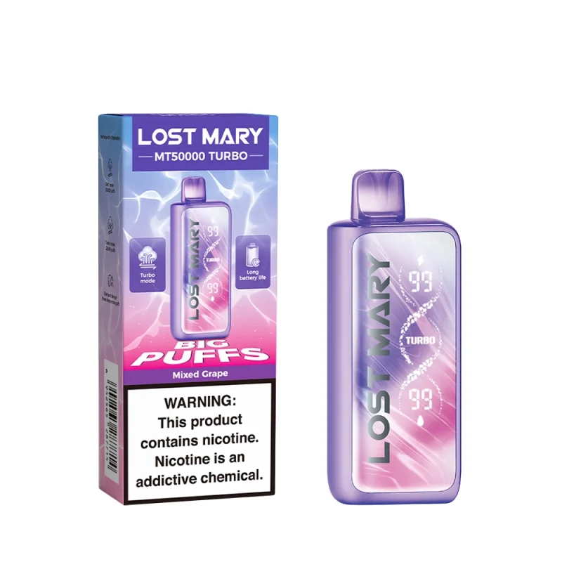 Lost Mary MT50000 Turbo 50K Puffs Disposable Vape Wholesale 10 Mixed Grape