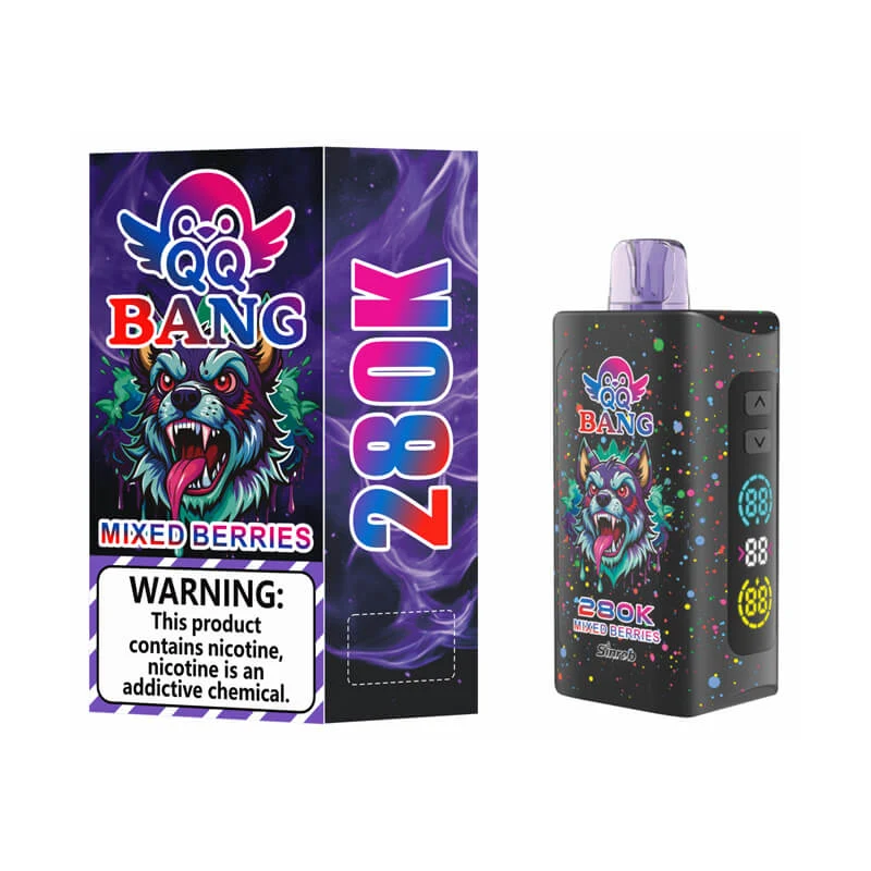QQ Bang 280K 280000 Puffs Disposable Vape Wholesale 08 Mixed Berries