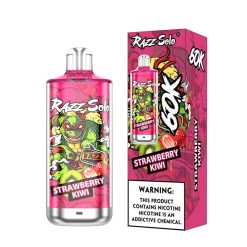 Razz Solo 60K Puffs Disposable Vape Wholesale EU Warehouse 12 Strawberry Kiwi