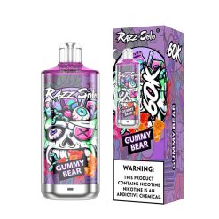 Razz Solo 60K Puffs Disposable Vape Wholesale EU Warehouse 6 Gummy bear