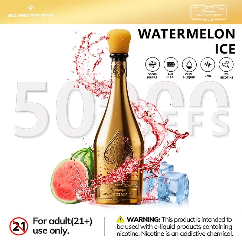 Solaris Champagne 50000 Puffs Disposable Vape Wholesale 03 Watermelon Ice