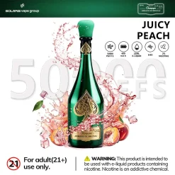 Solaris Champagne 50000 Puffs Disposable Vape Wholesale 08 Juicy Peach