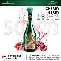 Solaris Champagne 50000 Puffs Disposable Vape Wholesale 10 Cherry Berry