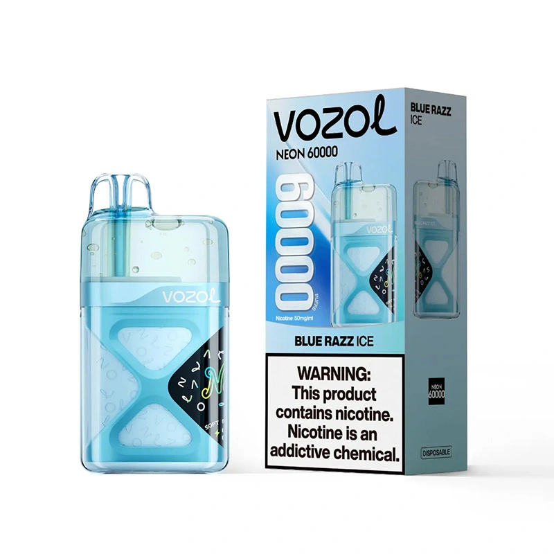 VOZOL Neon 60000 60K Puffs Disposable Vape Wholesale 02 Blue Razz ice