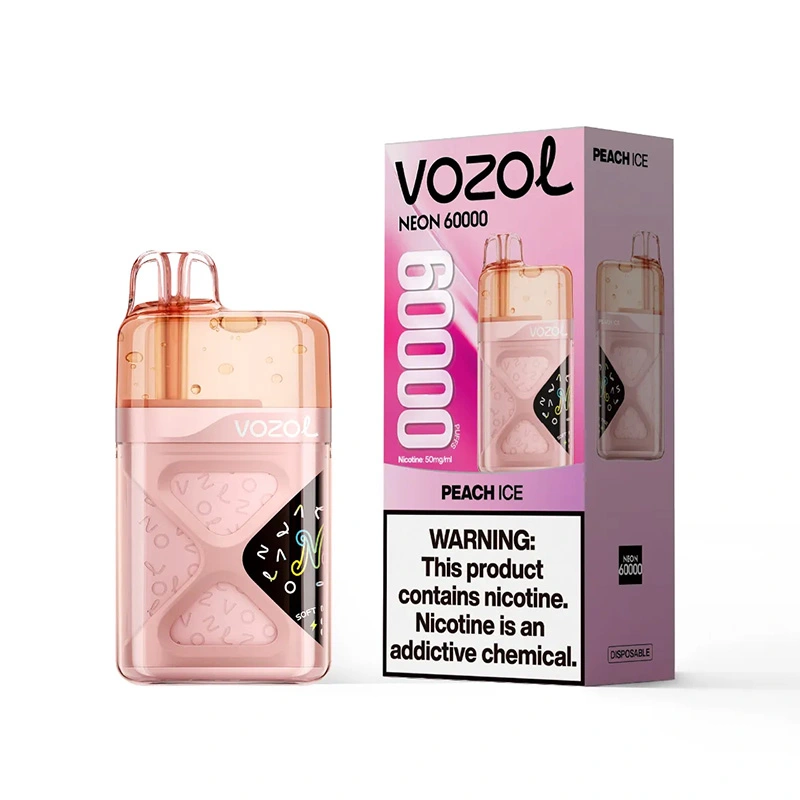 VOZOL Neon 60000 60K Puffs Disposable Vape Wholesale 03 Peach ice