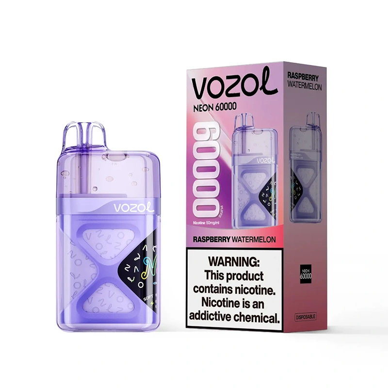VOZOL Neon 60000 60K Puffs Disposable Vape Wholesale 14 Raspberry Watermelon