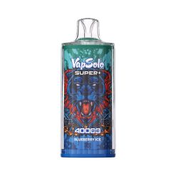 Vapsolo Super+ 40K Disposable Vape Wholesale EU Warehouse 2 Blueberry Ice