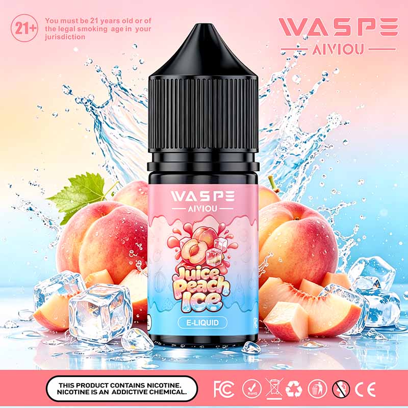 WASPE Aiviou E Liquid 30ml EU Warehouse Wholesale 03 Juice Peach Ice