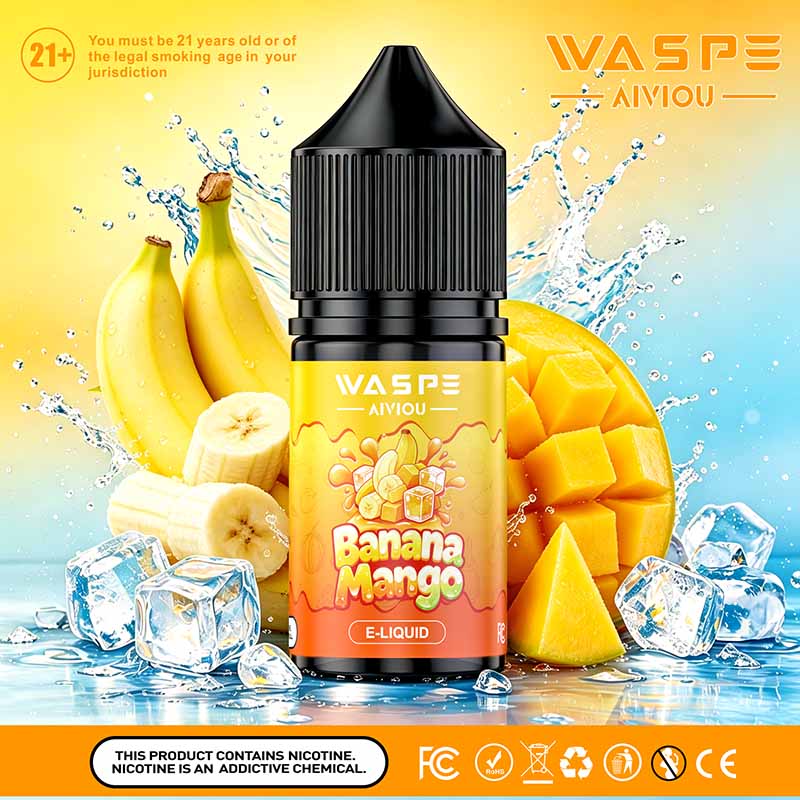 WASPE Aiviou E Liquid 30ml EU Warehouse Wholesale 06 Banana Mango