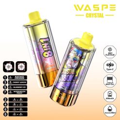 WASPE Crystal 8in1 180K Puffs Disposable Vape Wholesale 1